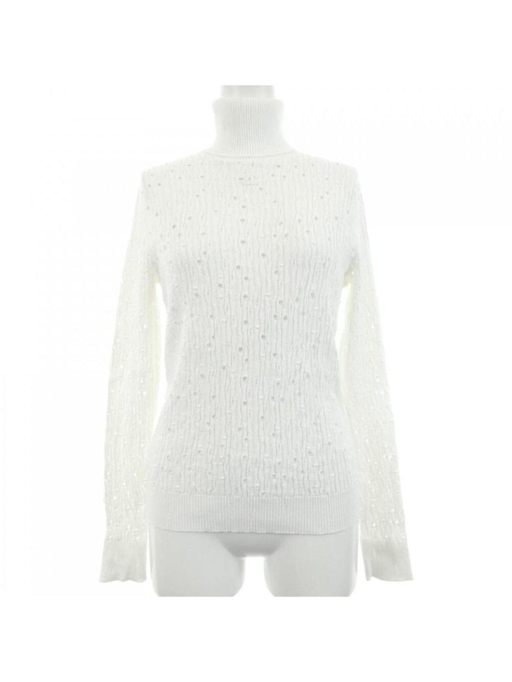 Chanel Knit Sweater White